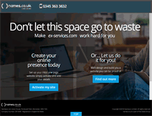 Tablet Screenshot of ex-services.com